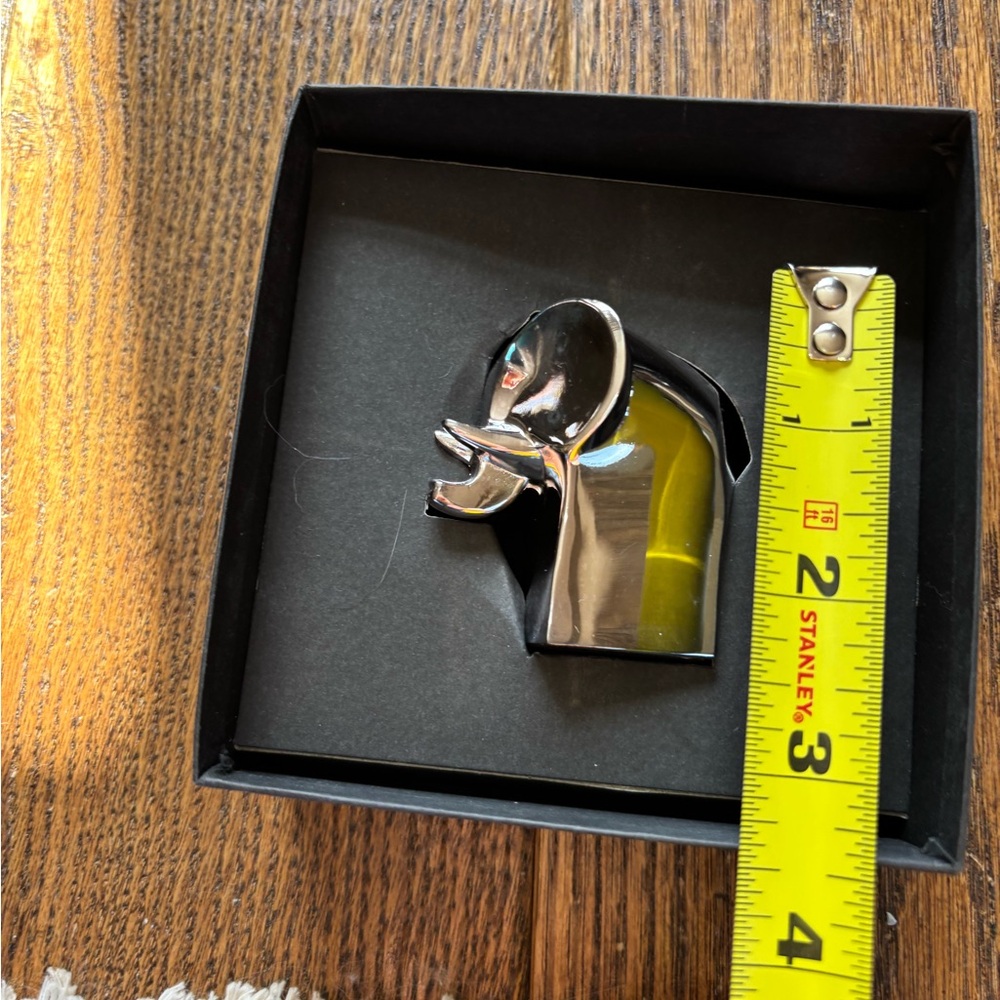 Vintage Dansk Silverplate Elephant paperweight - Picture 5 of 6